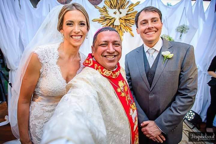 Frei Lucas Macieira, celebrante de casamentos